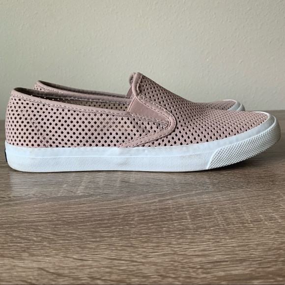 women's seaside perforated varsity sneaker